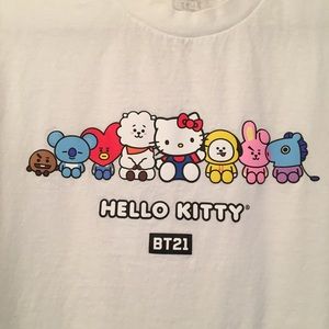 Sanrio x BT21 T-Shirt Official (check descp. size)